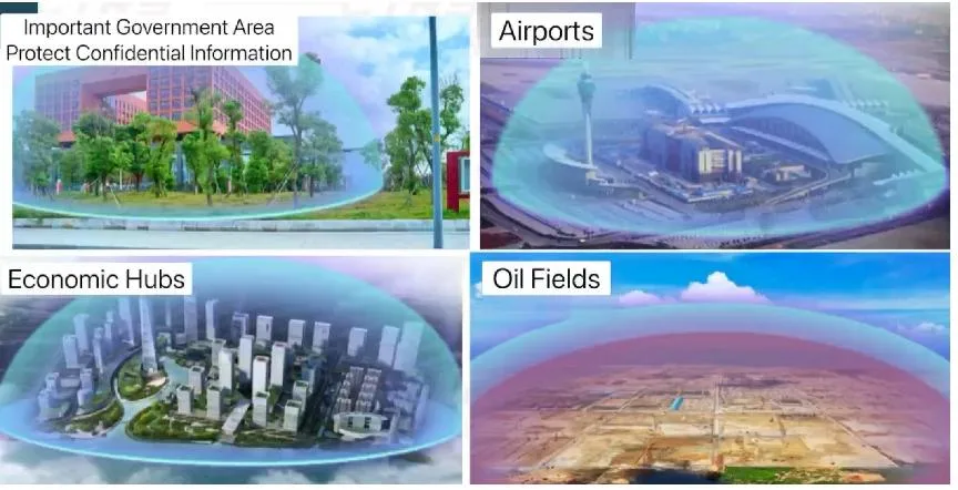 UAV UAS FPV Anti Drone Detection and Jamming System 20-6000MHZ with IP65 Waterproof 2